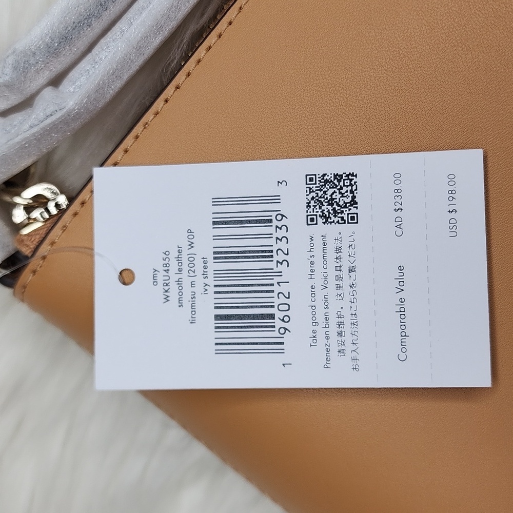 Kate Spade Ivy Street Amy Crossbody Bag Purse Tiramisu Mousse - Picture 11 of 16